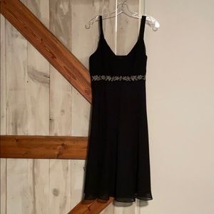 Black tahari cocktail dress